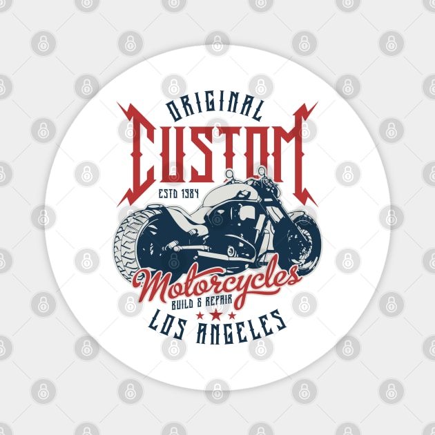 Custom motocycle Magnet by Design by Nara